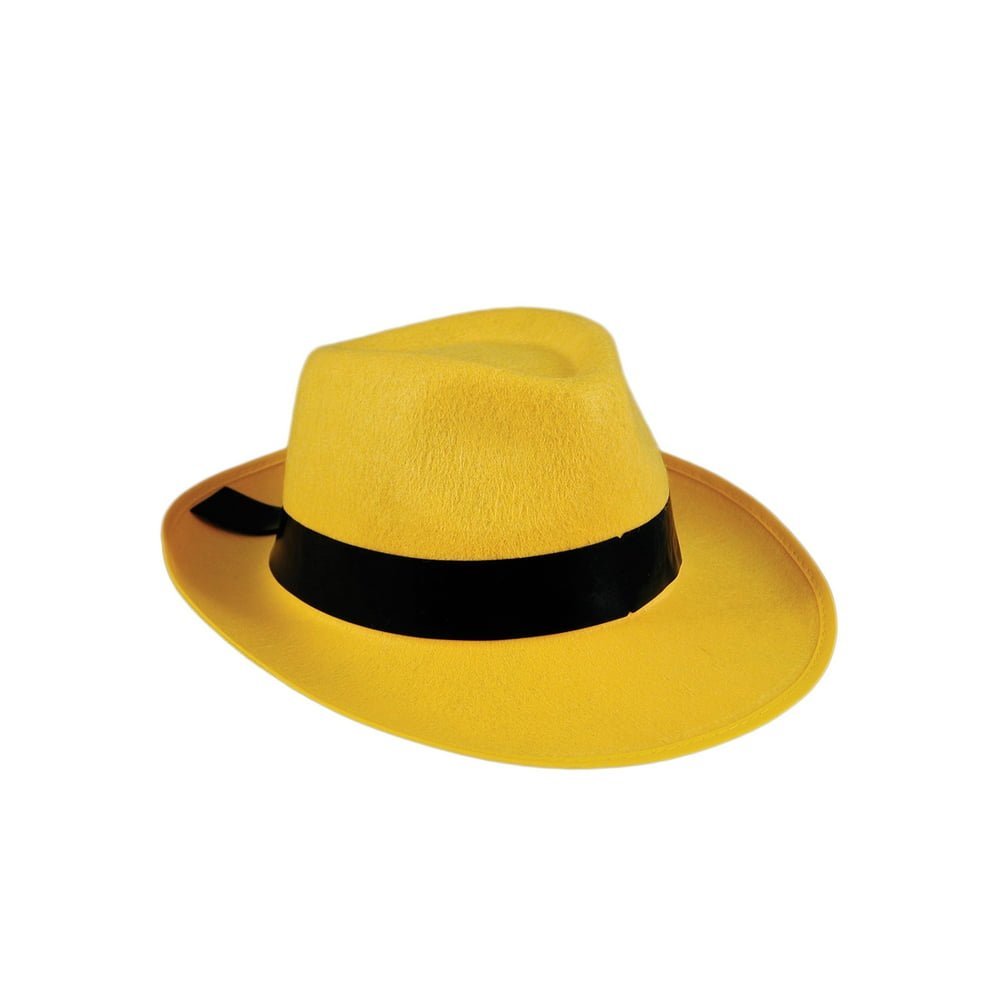 Yellow Fedora Hat