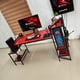 thumbnail image 1 of Desk-Top Modelo J Escritorio gamer marca Ambientika (Red) Ambientika Modelo J, 1 of 8