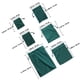 thumbnail image 5 of RUNROTOO 6Ud Bolsas Pequeñas De Almacenaje Para Dulces Y Joyería En Verde Oscuro, 5 of 6