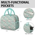 thumbnail image 6 of Womens Pioneer Flower Floral Print Pattern Lunch Box for Work,Insulated Lunch Bag for Women,Loncheras Para Mujer,Leakproof Adult Lunch Bag for Work,Beach,Travel,Picnic,Camping, 6 of 7