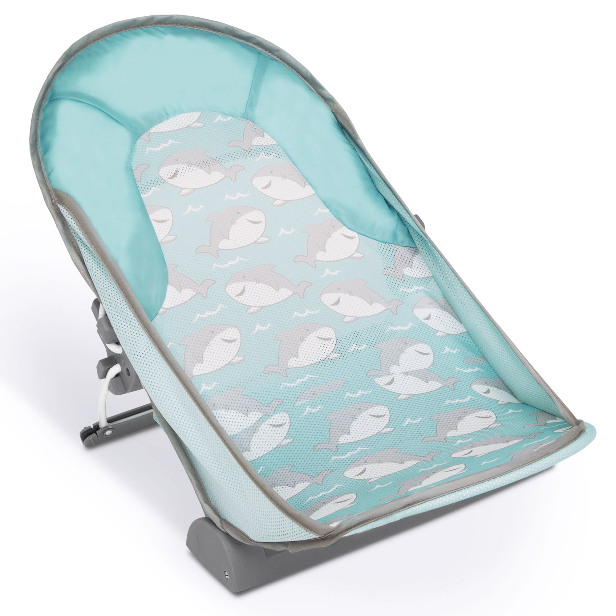 Delta Children Baby Bather, Includes 2 Reclining Positions, Sharks
