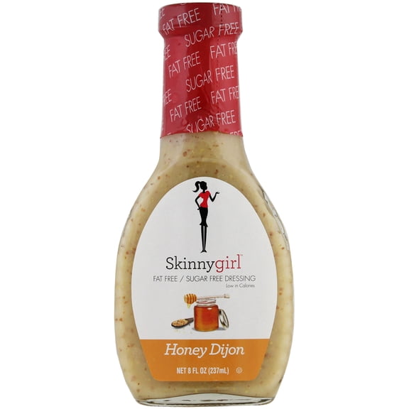 Skinnygirl Fat-Free | Sugar-Free Honey Dijon Salad Dressing, 8 FL OZ Pack Of 6