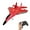 Red, variant on Shock-resistant Remote Control Fighter Jet Model - for Beginners Foam Glide Drone Toy with Colored Light Birthday Ideal Gifts 17Inch
