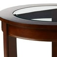 thumbnail image 4 of Furniture of America Table d'Appoint Ronde Tunton en Cerisier Foncé, 4 of 5