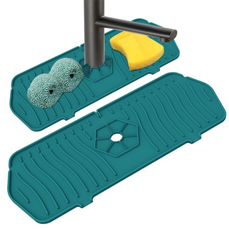 

Kitchen Faucet Splash Pad Silicone Faucet Drain Pad Dish Drying Mats For Kitchen Counter