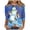 #4 Blue, variant on Lolmot 3/4 Length Sleeve Womens Tops Cute Funny Snowman Graphic Tops Blouses Casual Trendy Crewneck Xmas Shirts Holiday Tops