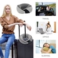 thumbnail image 4 of Gibe Factory Direct New Memory Foam Pillow U Shaped Car Airplane Neck Travel Pillow, 4 of 6