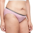 thumbnail image 2 of Hanes Womens Breathable Cotton Stretch Bikini 10-Pack, 5, Assorted, 2 of 4