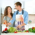 thumbnail image 6 of Mumbai City Skyline 5 Pcs Kitchen Set Heat Resistant Oven Mitts and Non-Slip Pot Holders with Adjustable Cooking Apron, 6 of 6