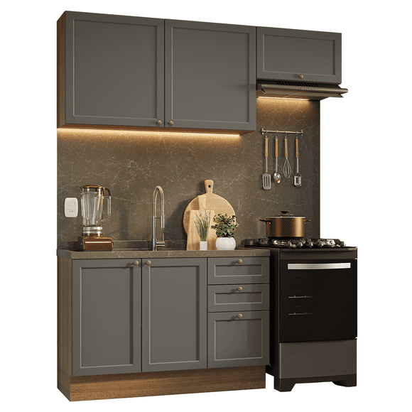 Cocina Integral Completa Modular Madesa Vik 180cm MG 02