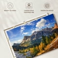thumbnail image 6 of Elephant Stock Dolomites Mountain Range Wall Art - Horizontal Canvas Wall Art - Living Room Wall Decor - Nature Canvas - Blue And Yellow Decor - 12" x 8", 6 of 8