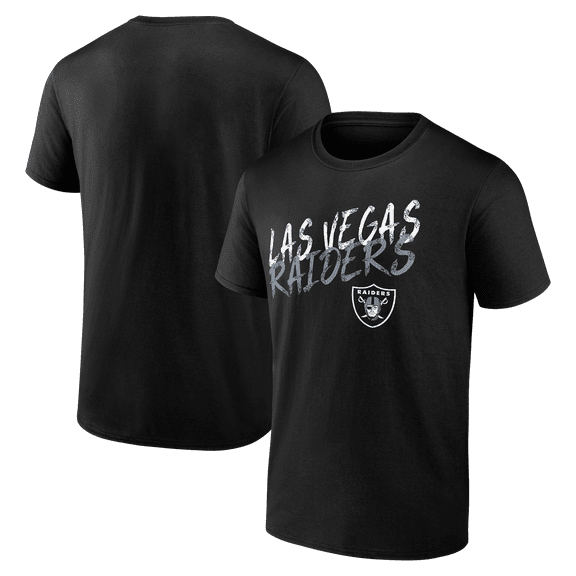 Men's Black Las Vegas Raiders Hustle T-Shirt