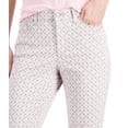 thumbnail image 2 of Charter Club Women's Lexington Geo-Print Straight Leg Jeans Bubble Bath Size 14, 2 of 5