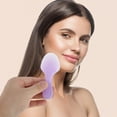thumbnail image 2 of Unique Bargains 1 Pc Gua Sha Facial Massage Beauty Tool Spoon-shaped Skincare and Massaging Tool Purple, 2 of 5
