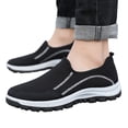 thumbnail image 3 of NOKIO Men'S Breathable Mesh Sneakers Men'S Slip-On Casual Sneakers Men'S Slip-On Hiking Shoes Men Low Top Walking Shoes Fashion Sneakers Casual Shoes Loafers, 3 of 5