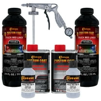 Custom Coat 36375 Light Gray T9 Urethane Spray-On Truck Bed Liner, 2 Quart Kit with Spray Gun
