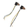 thumbnail image 2 of 2Pcs Headlight Lamp Bulb Socket Wiring Harness Connector Plug Adapter Line for H1 Bulb Edition B, 2 of 5
