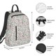 thumbnail image 2 of Balery Fairy Floral Mochila ligera para hombre y mujer: duradera e impermeable, ideal para la escuela, el trabajo, viajes y uso diario., 2 of 7