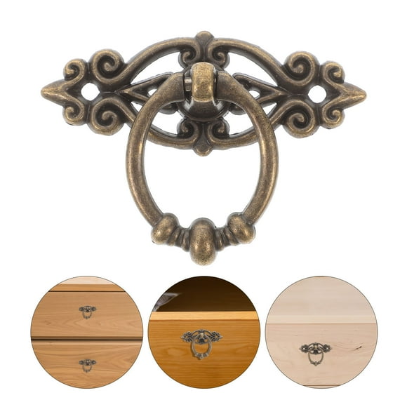 Luxshiny 6PCS Easy Installation Drawer Hardware Pulls Flat Drawer Pulls for Furniture Upgrade