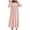 Pink, variant on Fancifize Women's Victorian Nightgown Long Sleeve Vintage Nightgowns Autumn Sleepwear Lace Ruffle Hem Nightdress Loungewear