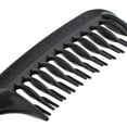 thumbnail image 4 of 2 Piezas Antiestático Plástico Negro Doble  Y  Peinado shamjiam  Peine para peinar, 4 of 6