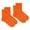 Orange, variant on Womens Cotton Stretch Crew Length Slouch Socks Orange 2 Pairs Size 9-11 (Womens)