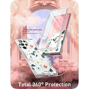 i-Blason Cosmo Series for Samsung Galaxy S23 Ultra 5G (2023 Release), Slim Stylish Protective Case with Built-in Screen Protector (Paint)
