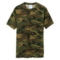 thumbnail image 5 of Mens 5.4-oz 100% Cotton Tee Shirt Military Camo S, 5 of 6