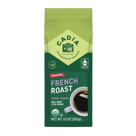 Cadia Organic Dark Roast Coffee French Roast  10 oz