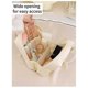 thumbnail image 2 of Travel Makeup Bag Cosmetics Storage Bag Portable Skincare Bag for Traveling Waterproof PU Leather M, 2 of 5