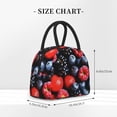 thumbnail image 2 of Fotbe Variety Of Fruits And Berries Bolsa de Almuerzo con Estampado, Lonchera Aislada, Contenedor de Comida Reutilizable Tipo Cooler a Prueba de Fugas, 2 of 6