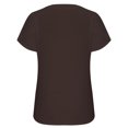 thumbnail image 5 of SMihono Hauts pour Femmes Été Mode Décontractée Col Montant Imprimé Pétale Manches Courtes - T-Shirts Grande Taille, 5 of 5