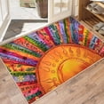 thumbnail image 4 of Bleum Cade Boho Sun Area Rugs 2x3 Entryway Rug,Non Slip Washable Door Mat Outdoor Indoor Welcome Mat for Entrance, 4 of 7