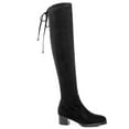 thumbnail image 2 of Ferwind Women's Ultra-Tall Over-the-Knee Boots Suede Accent Female Adult Black 11, 2 of 6