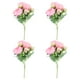 thumbnail image 1 of KAKOWELY 4 piezas de delicados adornos de flores falsas de imitación de peonía, decoraciones de flores preservadas, 1 of 4