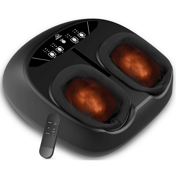 Snailax Masseur Électrique Shiatsu pour Pieds avec Chaleur, Pétrissage et Vibration