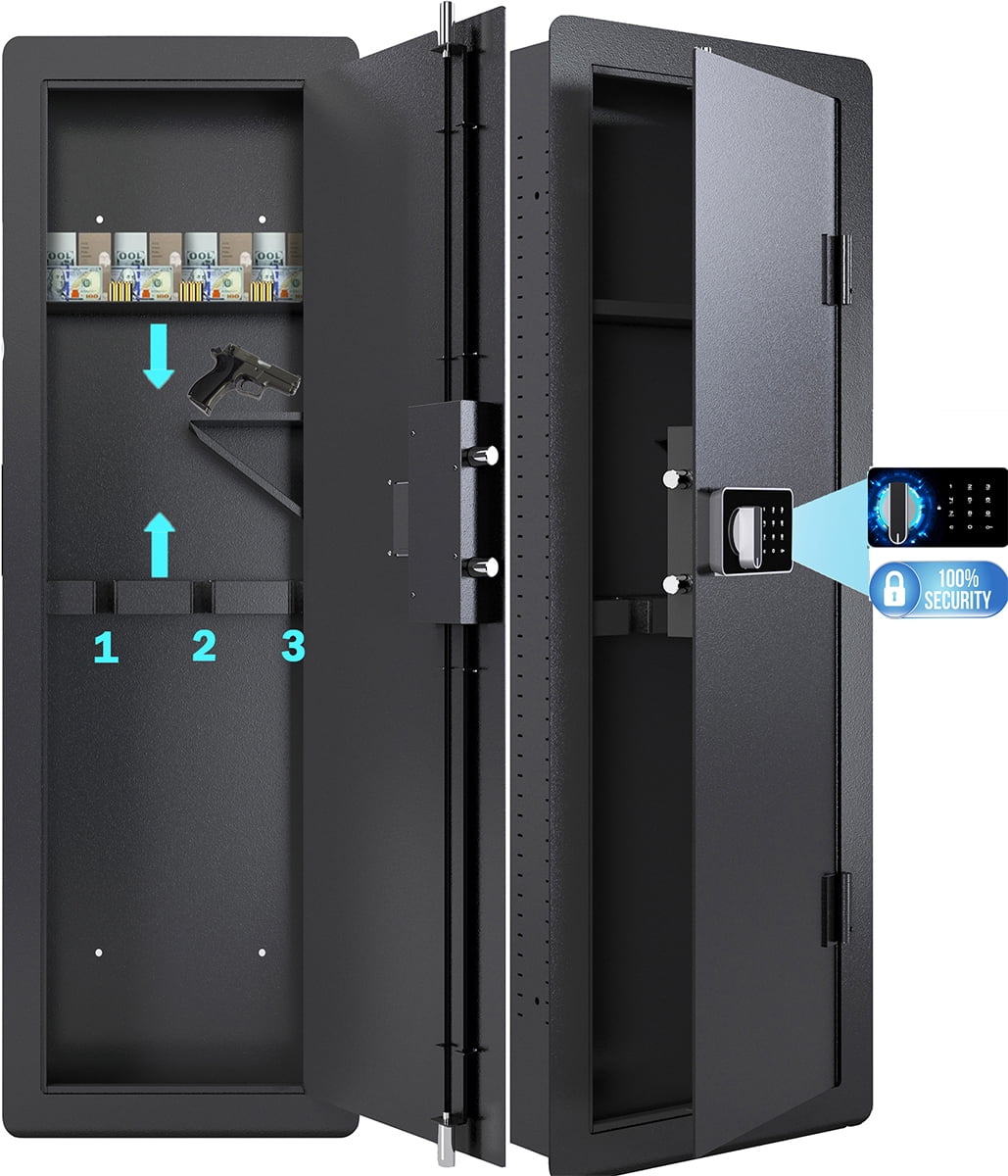 Wall Safe for Gun, In Wall Hidden Gun Safe HeavyDuty for Home Office