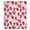 Crimson Pink Snow, variant on Strawberry Sheer Curtains 45 Inches Long, Pink Spring Summer Rustic Floral Fruit Light Filering Curtains, Breathable Simi Curtain Privacy Drapes for Kitchen Bathroom Small Window Treatment