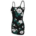 thumbnail image 5 of Ladies Elegant Sling Sleeveless Sexy Dress flowers, 5 of 6