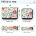 thumbnail image 3 of 2-Pack Seat Belt Covers with Flannel Seatbelt Shoulder Strap Case Adjustable Straps Soft Padding for Car Watercolor Colorful Floral Small, 3 of 8
