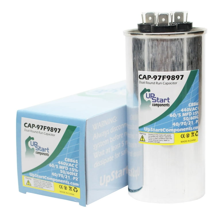 S1-02424778700 – Dual Run Capacitor, 30/5MFD, 370V (Round