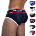 thumbnail image 2 of PUMP Calzoncillos de moda para hombre, ropa interior suave y transpirable de algodón, calzoncillos convexos en U sexis, ropa interior deportiva de cintura baja Gao Jiahui unisex, 2 of 2