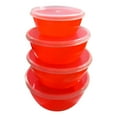thumbnail image 1 of Food Storage Containers, Stackable Plastic Bowls with Lids Stackable Storage Bowls, Airtight Plastic Food Containers, Salad Storage Bowls, Meal Prep Plastic Bowls Space-Saving Round Containers, 1 of 6