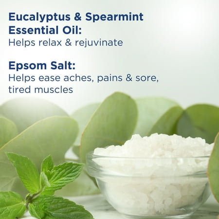 Equate Epsom Salt, Eucalyptus & Spearmint, 3 lbs, Compare to Dr Teal's® Epsom Salt Soaking Solution
