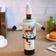 thumbnail image 2 of Juego de cubiertas de suéter de punto para botella de vino de Navidad Adornos de Navidad Juego de champán de comida occidental de Navidad 4pacs JAMW Sencillez, 2 of 5