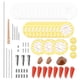 thumbnail image 2 of Kit de reparación de flauta Kit completo de herramientas de reparación de flauta Accesorios de bricolaje Amantes de la flauta Flauta Almohadillas de, 2 of 9