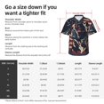 thumbnail image 6 of Lsque Patriotic Bulldog Art pattern Hawaiian Shirt for Men, Unisex Summer Beach Casual Short Sleeve Button Down Shirts-X-Large, 6 of 9