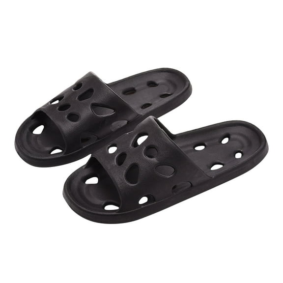 Mens Shower Shoes Wide With Holes Mens Shower Sandals Dry Quickly Non Slip Indoor Slippers Bedroom Pool Spa College Dorm Non-Slip Quick Drying Soft Lightweight Shower Shoes