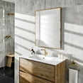 thumbnail image 2 of eviva  Gold 24" x 30" Rectangular Gold Metal Framed Mirror, 2 of 13