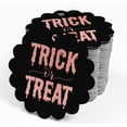 thumbnail image 4 of Inkdotpot Real Rose Gold Foil Trick Or Treat Halloween Tags Favor Hang Paper Tags 50 Pieces, 4 of 6